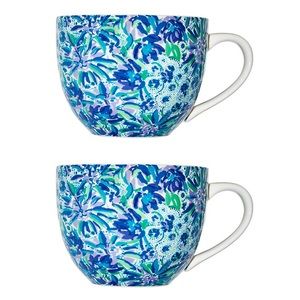 Lilly Pulitzer ceramic mugs